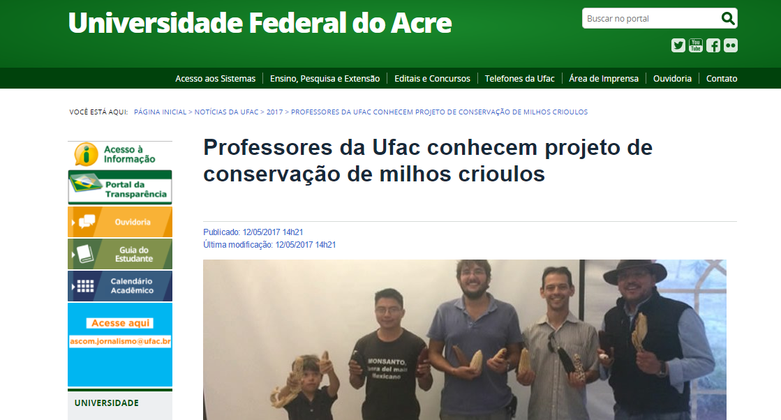 Universidad Federal del Acre en la UMA